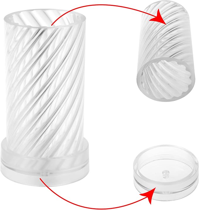 MILIVIXAY 2PCS Spiral Shape Candle Molds - Image 7