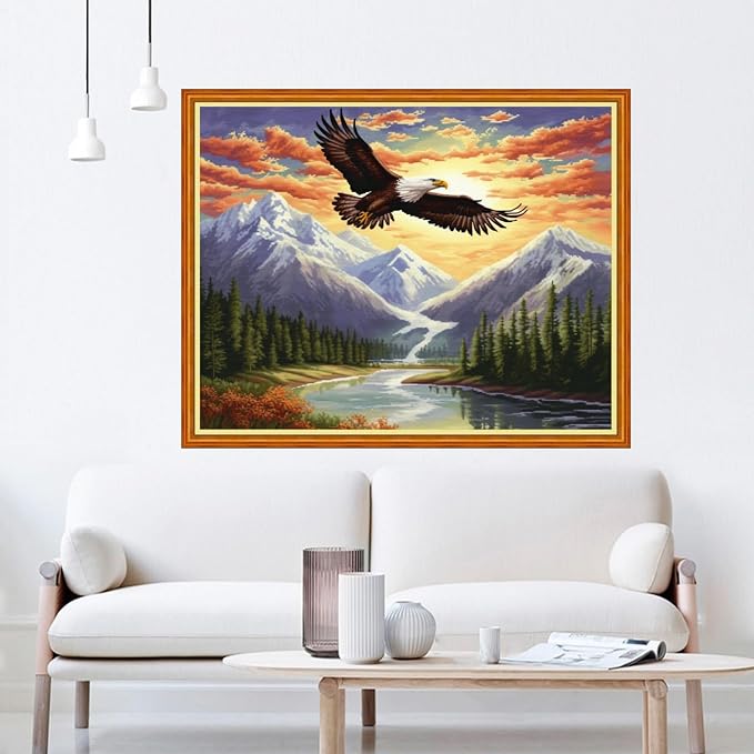 Dooxvey Cross Stitch Kits for Adults Beginners, Full Range of Cross-Stitch - Image 2