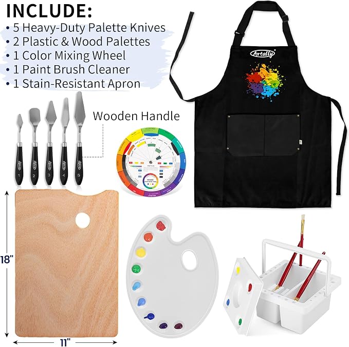 188Pcs All-in-One Art Painting Kit - Image 6