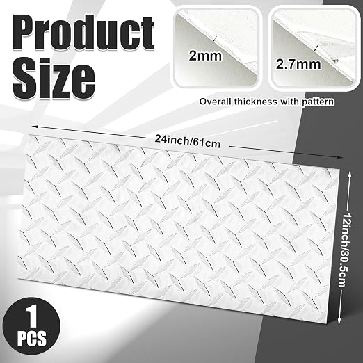 1pcs Diamond Plate Sheet Metal Heavy Duty Tread Aluminum Sheet Diamond Tread - Image 2