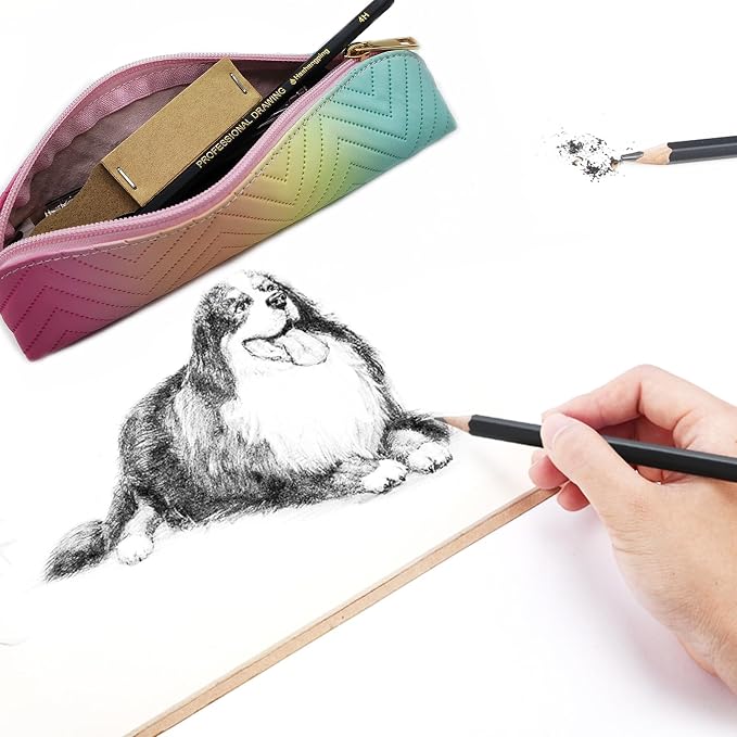 Heshengping 26 Pack Sketching Set Drawing Pencils Kit Art Supplies Include - Image 5