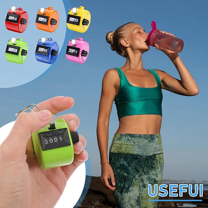 12 Pcs Handheld Tally Counter Digital, 4 Digit Number Hand Clicker Counter - Image 7