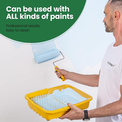 Voomey Professional Paint Roller Kit 22 Pcs, 9-Inch Upgraded Paint Roller - Image 2