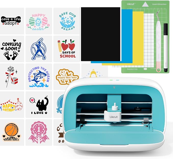 Likcut Vinyl Cutter Machine, Smart Sticker Maker Glee S501 by CreateDIYCraftyFunwithLikcut