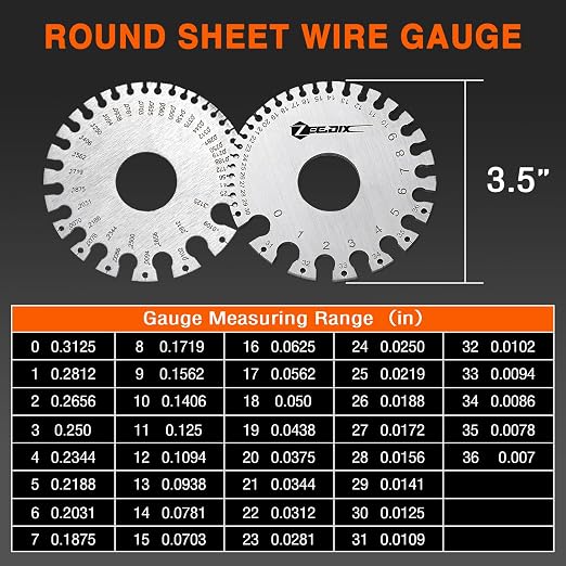 ZeeDix Wire Gauge Measuring Tool - Image 5
