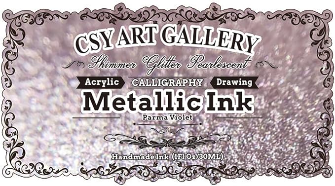 CSY art gallery Metallic Acrylic Ink-Craft Paint-Calligraphy Inks, - Image 2