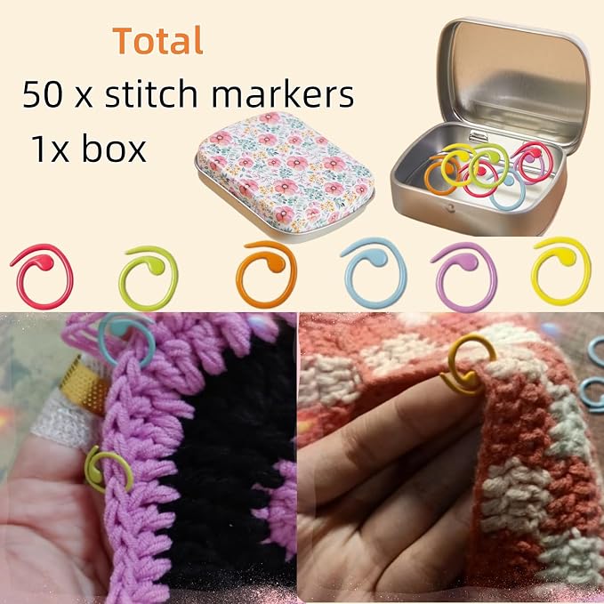 Round Shape Knitting Stitch Markers - Image 6