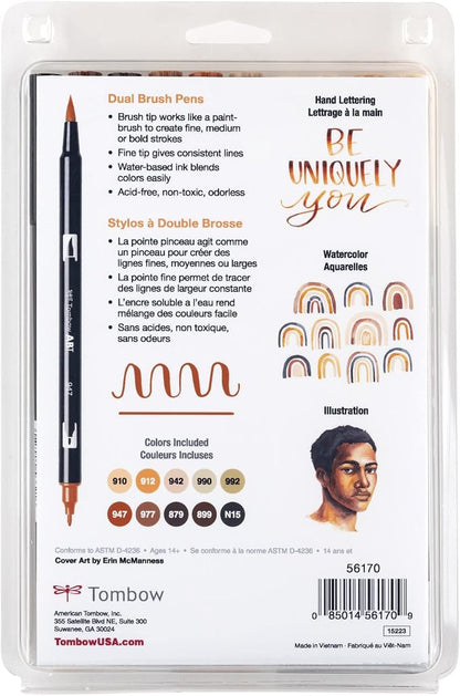Tombow 56170 Dual Brush Pen Art Markers, Brush and Fine Tip Markers - Image 9