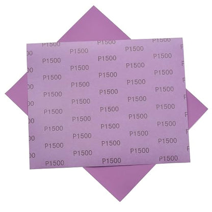Sandpaper 15Pcs, 1500 Grit Sandpaper, Wet Dry Sandpaper Sheets 9 X 11 Inch - Image 2
