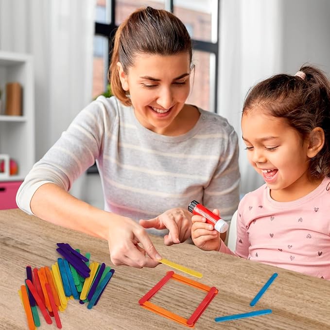 Darice 1000 Pcs Colored Popsicle Sticks - Image 7