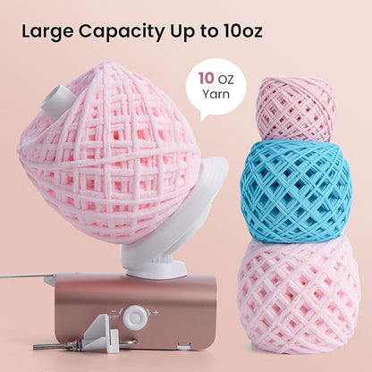 Winartton Electric Yarn Winder for Crocheting, Heavy-Duty Yarn Ball Winder 10 - Image 4