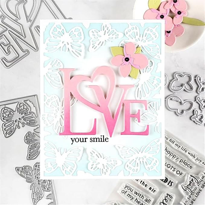 Mvchifay Cutting Dies for Card Making Metal Die-Cuts Scrapbooking Tool Hollow - Image 3