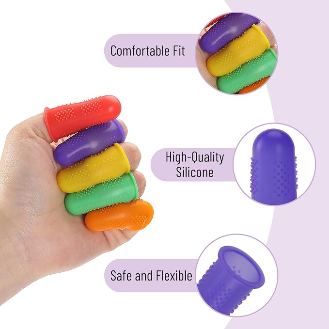 Mr. Pen- Hot Glue Gun Finger Protectors, Rubber Fingers Tips, Rubber Finger - Image 4