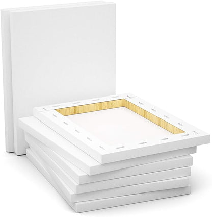 GOTIDEAL Stretched Canvas, 9x12 Inch Set of 8, Primed White - Image 4