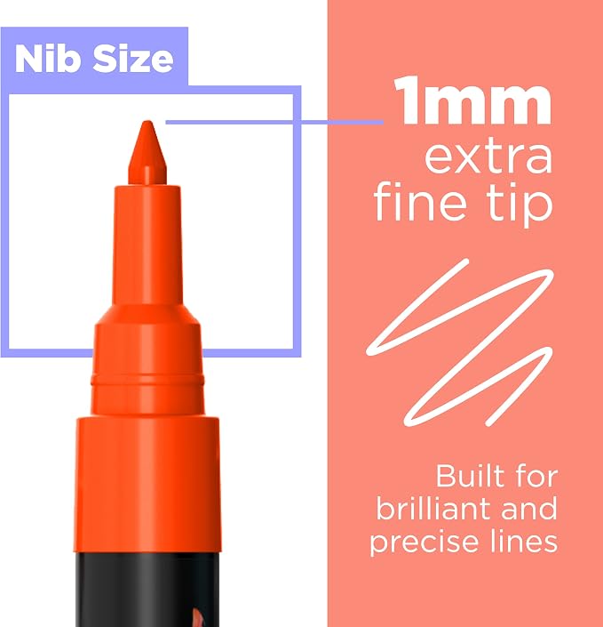 Extra Fine Tip Chalk Markers - Image 3