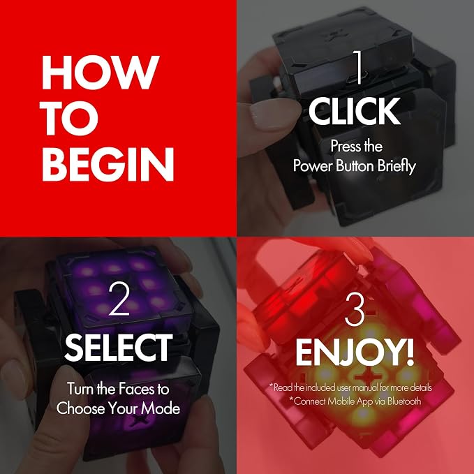 Connect | AI Robot Cube & Smart Cube, Self Scrambling STEM Cube - Image 8