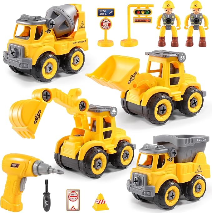 LUDILO Toddler Kids Toys Boys 3-5: Mini DIY Assembly Stem Learning Educational by LUDILO