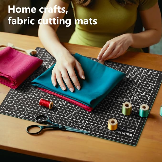 Worklion Self Healing Craft Mat: 18"x12" Rotary Cutting Mat - Image 4