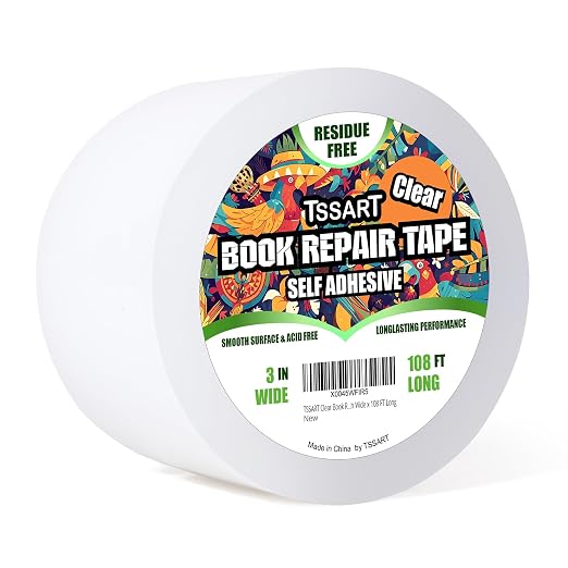 Clear Book Repair Tape by TSSART