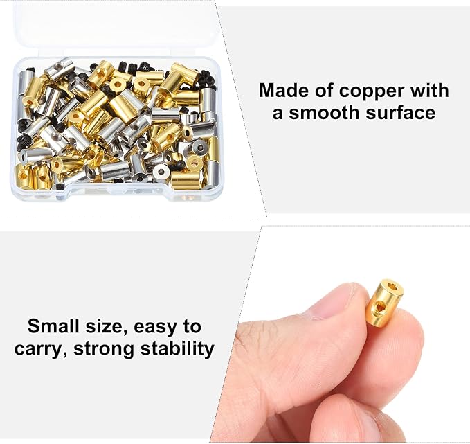 MECCANIXITY 70 Pcs Metal Locking Pin Backs, Locking Pin Keepers Clasp 9mm - Image 5