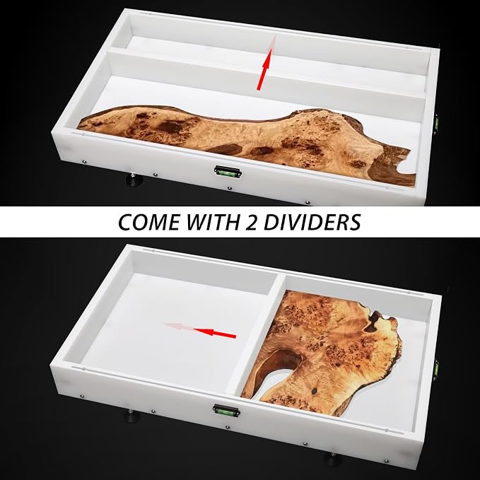 Large Reusable Epoxy Resin Mold 24×14×3 Adjustable Clamping System – Ideal - Image 4