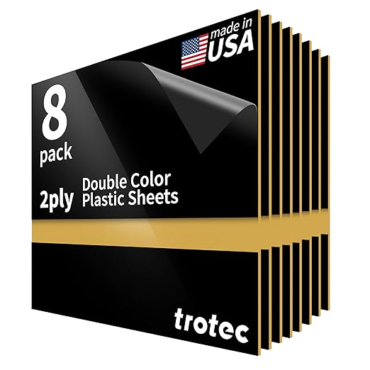 Trotec TroLase | 12"x12"x1/16, Guillotine | Made in USA by TrotecEngravingSupplies