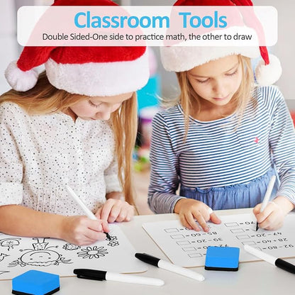 Dry Erase LapBoards, PANDRI 12 Pack Double Sided 12.5 x 9 Inch Whiteboards - Image 6