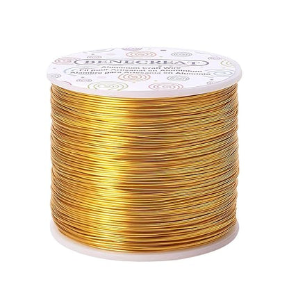 BENECREAT 20 Gauge 770FT Aluminum Wire Anodized Jewelry Craft Making Beading by BENECREAT