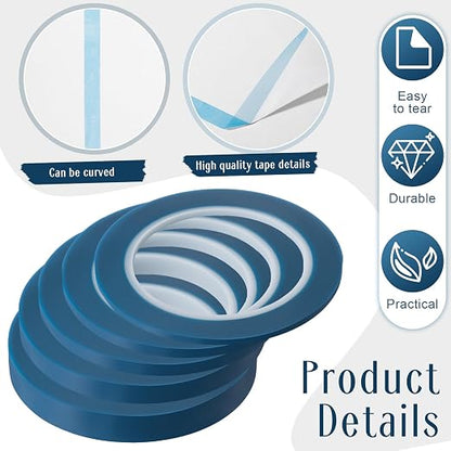Xuniea 5 Rolls of Vinyl Tape Masking Tape Automotive Car Auto Paint - Image 3