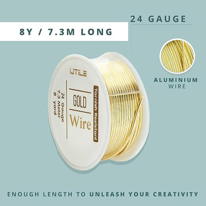 UTILE 18 20 22 24 Gauge 90 ft 99.9% Pure Soft Copper Wire - Image 4