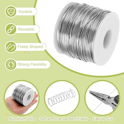 MECCANIXITY 18 Gauge Anodized Aluminum Craft Wire Bendable Bonsai Training Wire - Image 3