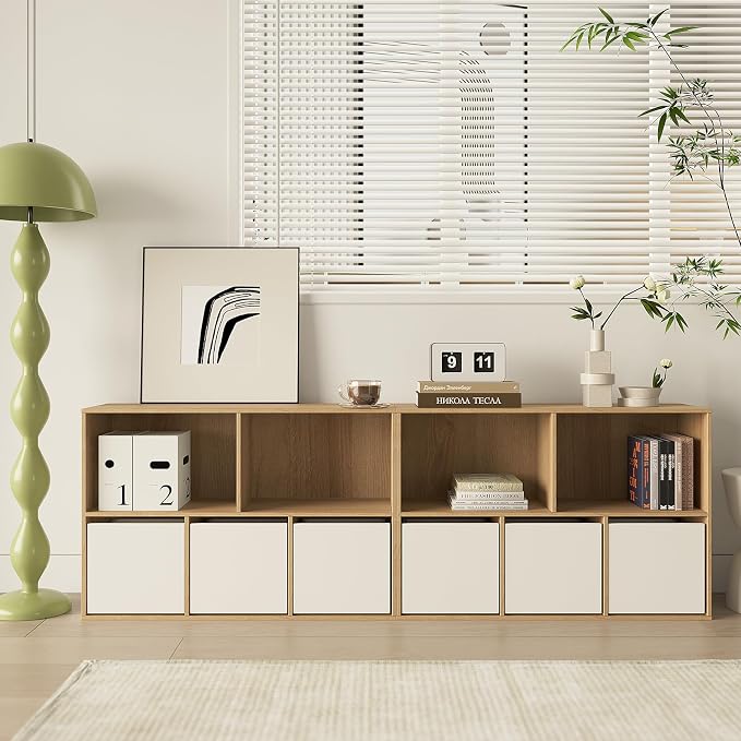 Wooden 5-Cube Storage Organizer - Image 2