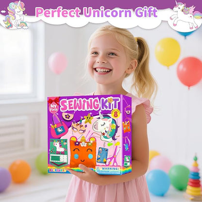 DUOROUBAO 8-in-1 Sewing Kit for Kids, Unicorn Kids Sewing Kits for Ages 5-10 - Image 7