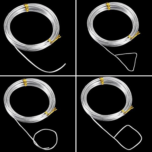 TecUnite Aluminum Craft Wire for Sculpting Armature Bendable Craft Wire for DIY - Image 3