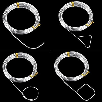 TecUnite Aluminum Craft Wire for Sculpting Armature Bendable Craft Wire for DIY - Image 3