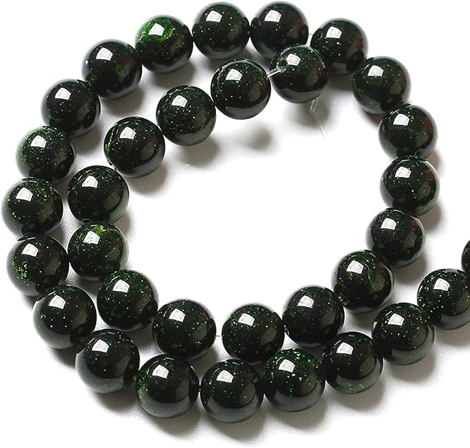 12MM 32pcs Natural Green Sandstone Energy Healing Beads Round Loose Beads - Image 5