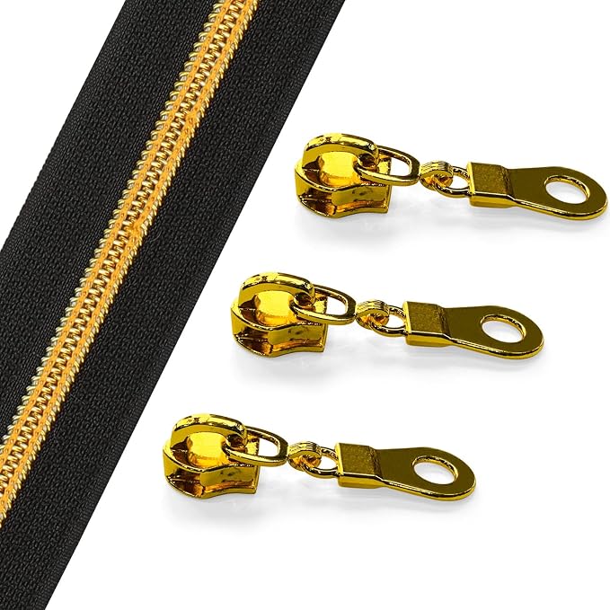 Sawoake 10 Yards Bulk Zipper, Replacement Sewing Zipper - Image 2