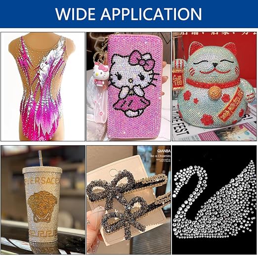 Blinginbox Hotfix Tape, Hot Fix Rhinestones Transfer Film Paper Iron on - Image 5