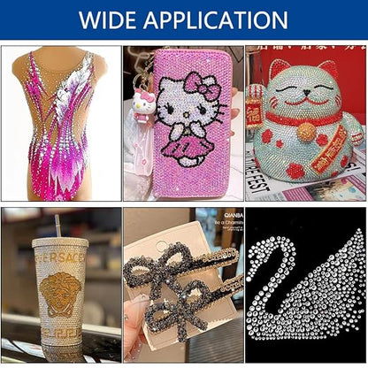 Blinginbox Hotfix Tape, Hot Fix Rhinestones Transfer Film Paper Iron on - Image 5