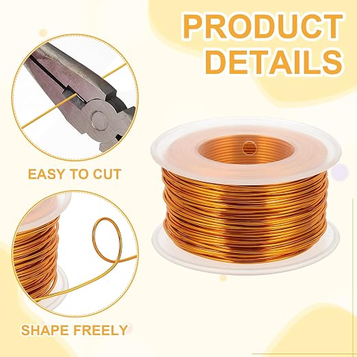 uxcell 18 Gauge / 1mm Anodized Aluminum Wire - Image 3