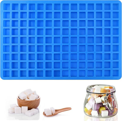 Sakolla 126 Cavities Square Candy Silicone Molds, Mini Silicone Molds by Sakolla