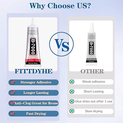 B7000 Glue Clear with Precision Tip，50Ml B7000 Glue Clear - Image 5