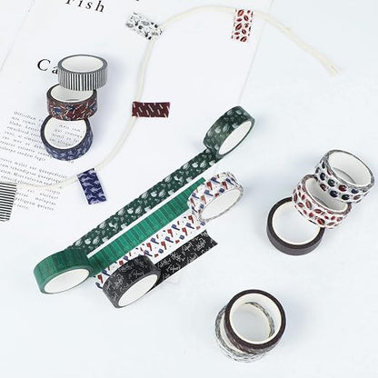 12 Rolls Football Washi Tape Sports Rugby Masking Tape Sport Decorative Tape - Image 5