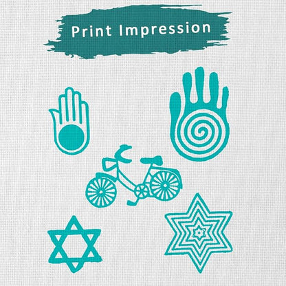 Hashcart Wooden Stamp Block, Printing Stamp Design Set | Block - Image 3