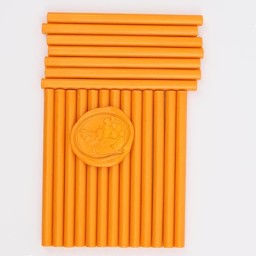 Orange Yellow Wax Seal Sticks, ONWINPOR 20pcs Glue Gun Wax Sealing Sticks - Image 6