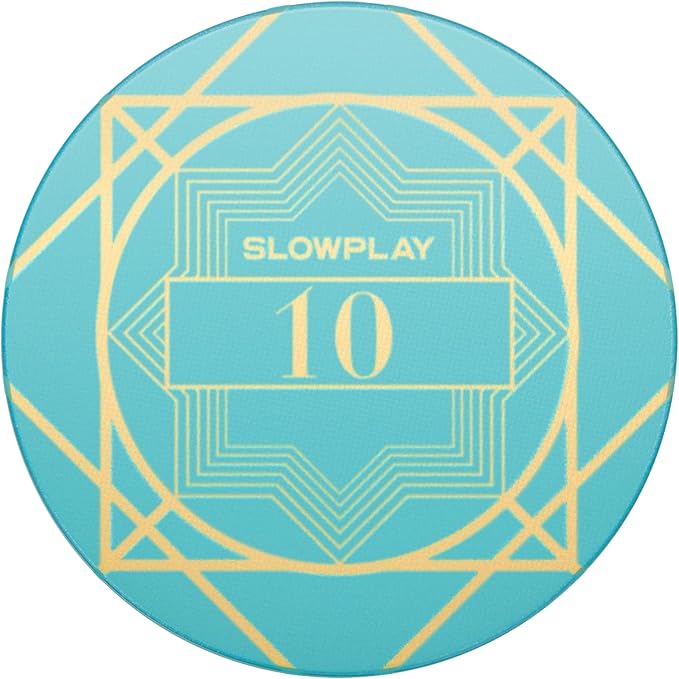 SLOWPLAY Nash Ceramic Poker Chips in Bulk, Casino Grade Ceramic 10-Gram Poker by SLOWPLAY
