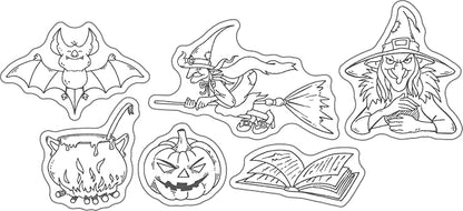 Halloween Clear Silicone stampReusable Stamp - Image 7