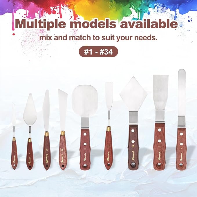 MECCANIXITY Pack of 1 Palette Knife No.11, 8.5" Long Palette Knives - Image 5
