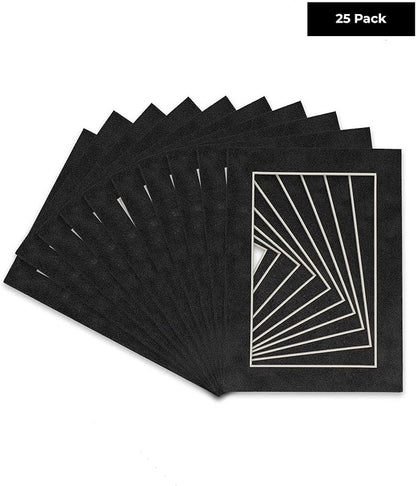 Pack of 25 Acid Free 8x10 Mats Bevel Cut - Image 2