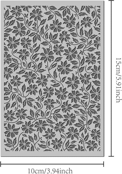 Arbuya Flowers Polymer Clay Texture Mat - Image 3